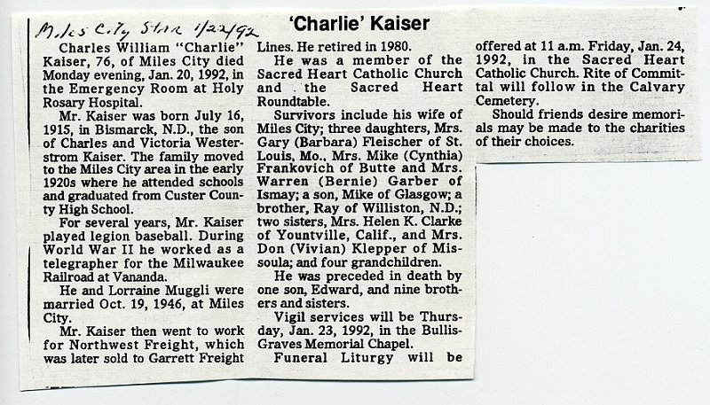 1992prints006.jpg - 1992 Charles William "Charlie" Kaiser obituary