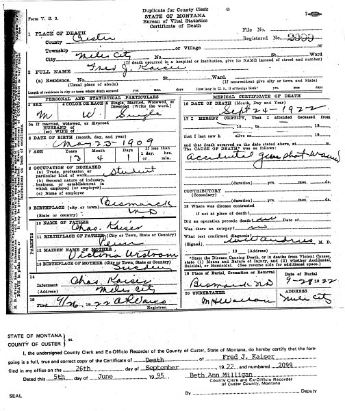 z_kaiserpapers009.jpg - 1922 death certificate Freddy Kaiser