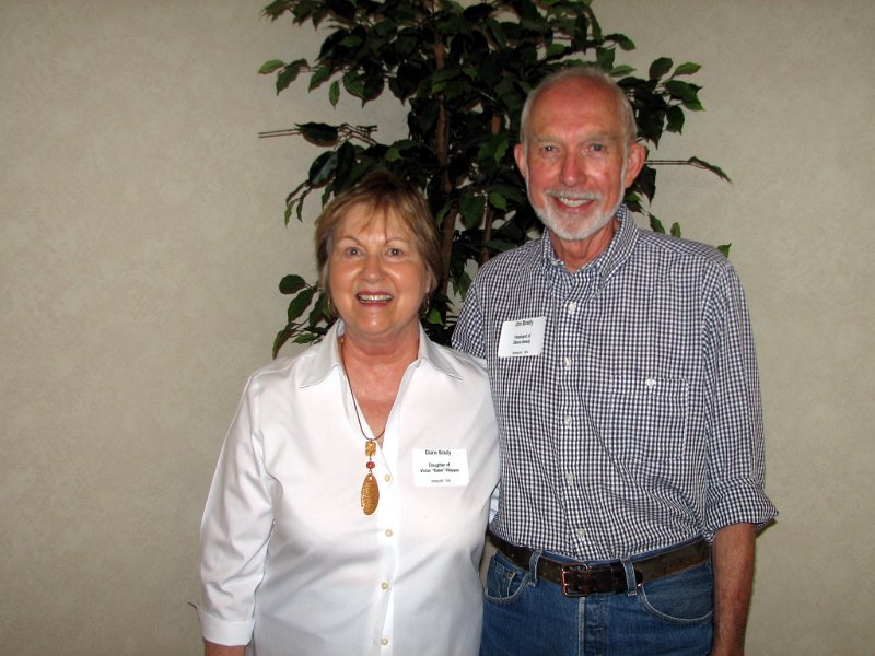 Dave0640.jpg - Diane (Kleppe) Brady, daughter of vivian "Babe" (Kaiser) Klepper with husband, Jim Brady.