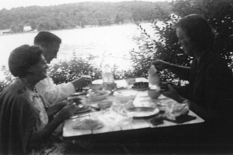 image039.jpg - c. 1935. Left front is Cecilia Westerström, sister of Victoria (Westerstrom) Kaiser, in Conn.