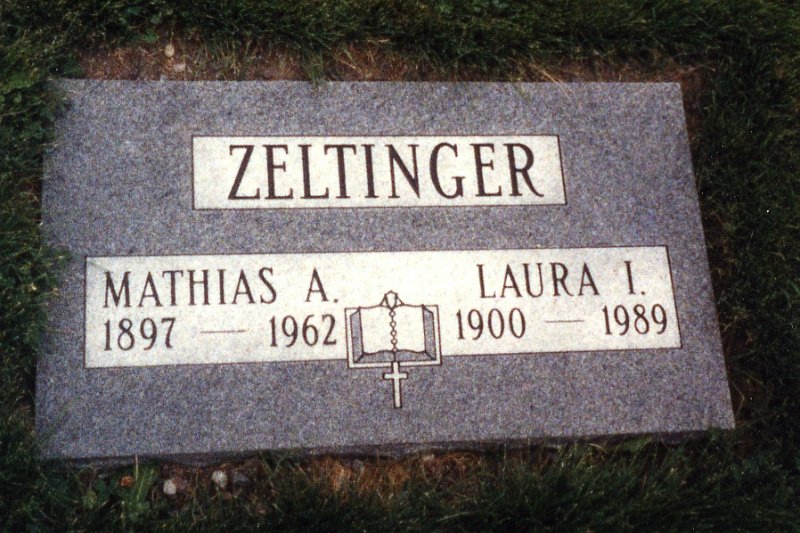 image__005.jpg - Matt and Laura (Kaiser) Zeltinger grave marker, Tolley, ND