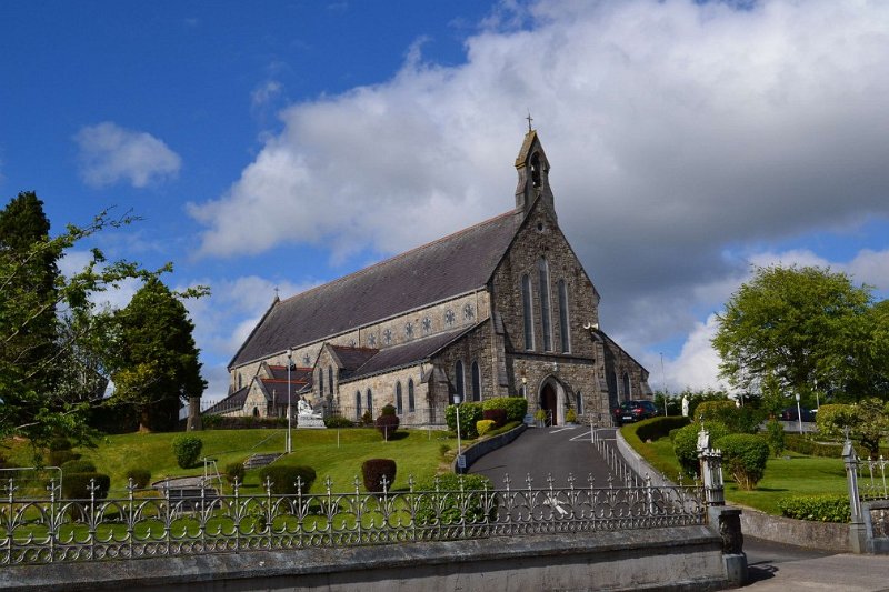 z003a.jpg - Church in Swineford, Ireland where James Mullowney was baptized.