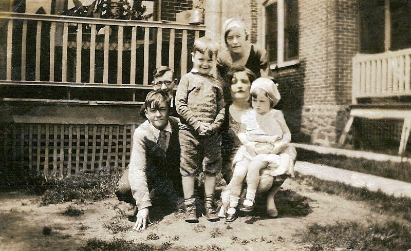 1931prints001.jpg - James Joseph Maloney, Sr.; David John Maloney; Joseph Patrick Maloney; Catherine Maloney; Anna Marie Maloney; Margaret Maloney