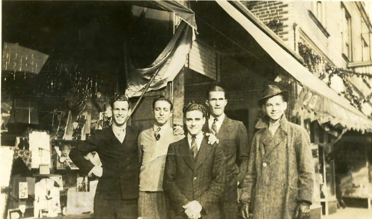 1938prints009.jpg - 1938. Dad's friends, Chester, PA. Photo marked on the reverse ""HOME STUDIO / LINWOOD, PA.