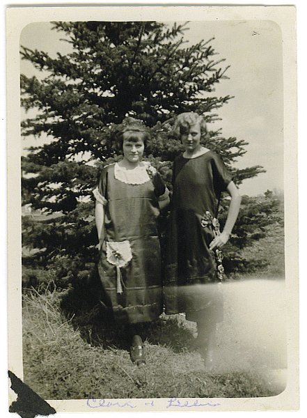 ldz_10.jpg - Inscribed on reverse, "Lillian Zeltinger, Clara Ahman"