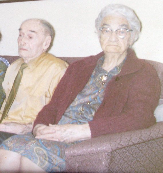 zeltinger101.jpg - John Zeltinger and Annie (Dahinden) Zeltinger, Tolley, ND, c. 1969