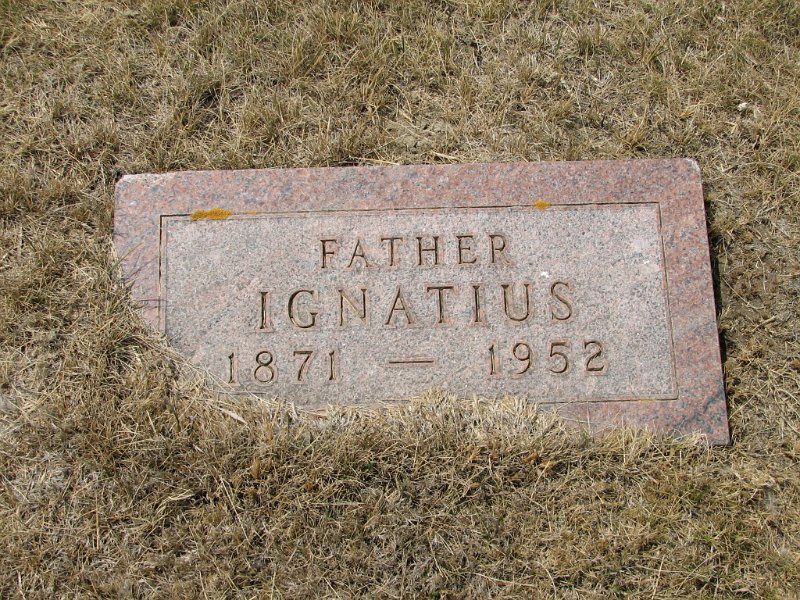 zeltinger106.jpg - Ignatius Zeltinger, Saint Charles Cemetery, Tolley, ND 2006; paternal grandfather of of DorothyJanette "Jane" (Zeltinger) Maloney.