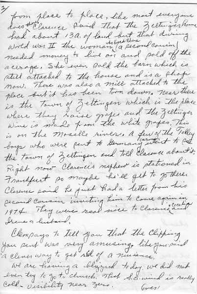 image_514.jpg - Letter by Lena (Zeltinger) Resch (Mathias' sister) Page 2 of 3