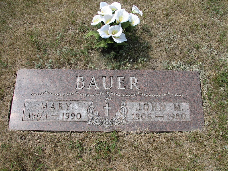 Dave0312.jpg - Saint Charles Cemetery, Tolley, ND 2006