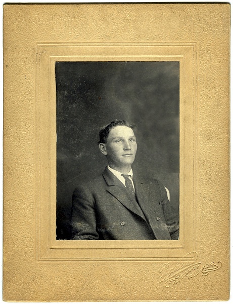 jz_072.jpg - Unknown man; Photographer is "Barcus Photographer / Tolley, N. Dak."