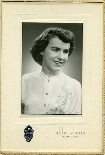 zeltinger073.jpg - Elizabeth "Betty" Ahmann (Clara's daughter); Minot, ND; c. 1953