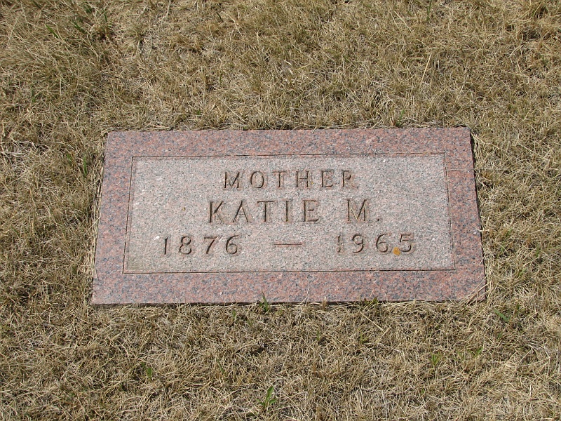 zeltinger105.jpg - Katie (Ethen) Zeltinger; Saint Charles Cemetery, Tolley, ND 2006; paternal grandmother of of DorothyJanette "Jane" (Zeltinger) Maloney.